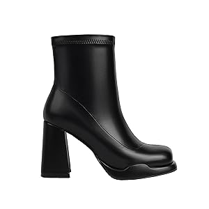 Amazon.com: Mofirdast Women's Black Mid Calf Gogo Boots